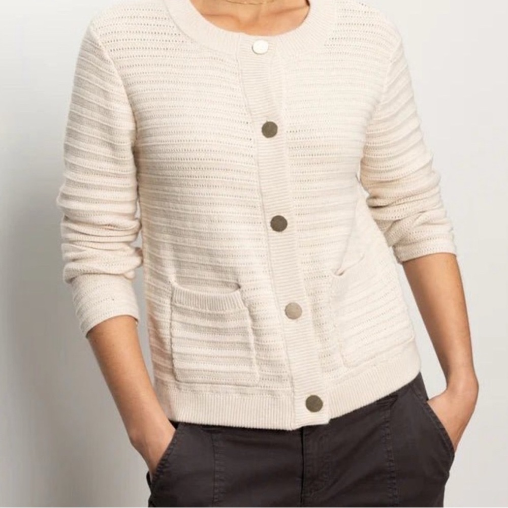 Sanctuary Cardigan Sweater with gold buttons. Size small